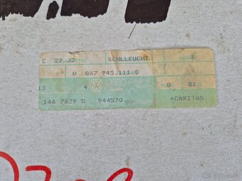levé zadní světlo VW Polo 86C 867945111D - 2