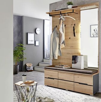 🪵 Předsíňová stěna VOLEO – nová, nerozbalená 🪵 - 2