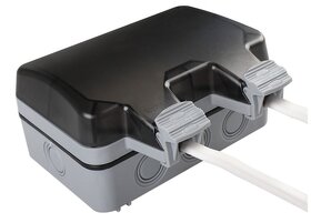 Venkovní elektrická dvou zásuvka - 2