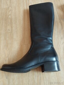 Kožené kozačky- lýtko XS - 2