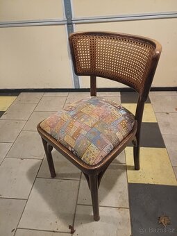 Starožitná dřevěná vyplétaná židle - 2