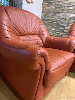 Koženâ sedačka rohová - 2