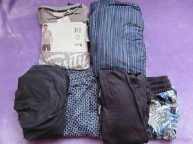 NOVÉ PÁNSKÉ PYŽAMO, KALHOTY, BOTY ATD. - 2