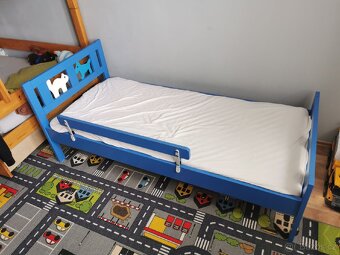 Dětská postel IKEA Kritter modrá - 2