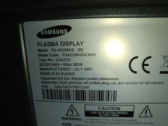 Televize Samsung – Plasma Display - 2