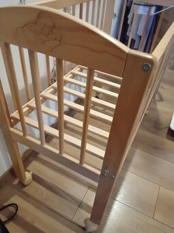 detska postylka na kolečkách 40x90 - 2