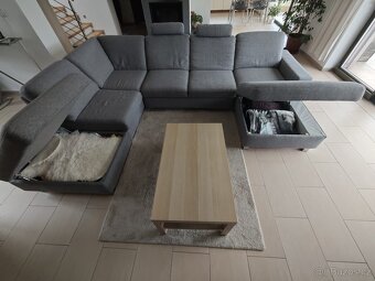 Sedací souprava U šedá - 2