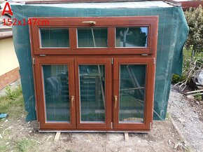 Dřevěná zakázková okna s izolačním dvojsklem (sleva) - 2