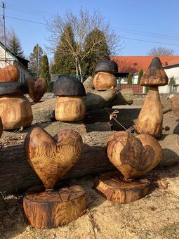 Dřevěné dekorace do domu i na zahradu. - 2