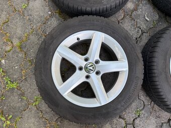 R16 ORIG.ZIMNÍ ALU KOLA 5x112 VW SHARAN 205/60/16 - 2