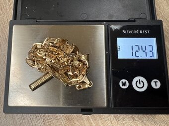 Zlatý řetízek s křížkem 12,43g 585/1000 - 2