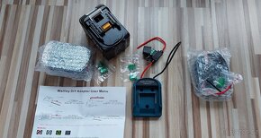 Adaptéry s vypínačem a pojistkou,pro Aku baterii Makita 18V - 2