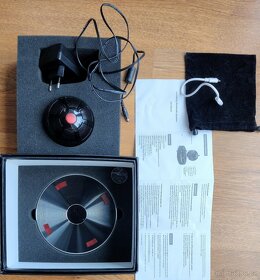 Levitující BT/NFC/USB reproduktor, červeno-černý - 2