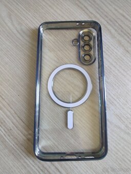 Průhledné pouzdro s MagSafe pro Samsung Galaxy S22 5G - 2