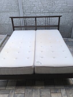 Prodám manželskou postel + Matrace 160cm x 200cm - 2