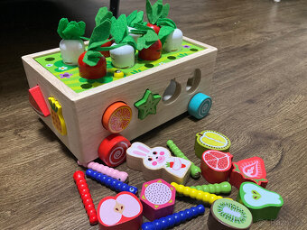 Montessori dřevěné hračky-ruční práce Montessori - 2