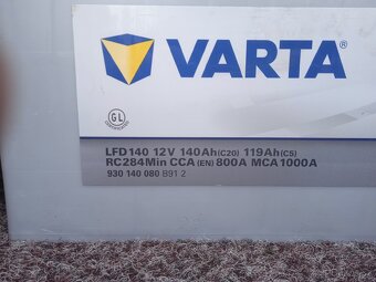 Baterie Varta Professional LFD140 Ah Dual purpose - 2