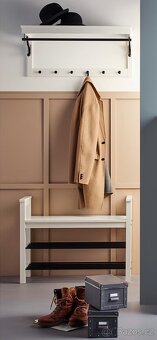 IKEA HEMNES věšák & lavice - 2