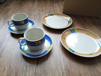 Vintage porcelánová sada 18kusů Vier Jahreszeiten - 2