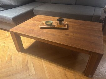 ORLANDO/ROLANDO dubový konferenční stolek typ 67 dub jantar - 2