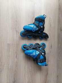dětské nastavitelné kolečkové brusle - vel. 29-33 - 2