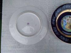 Porcelánový talíř misa Tři Grácie - 2