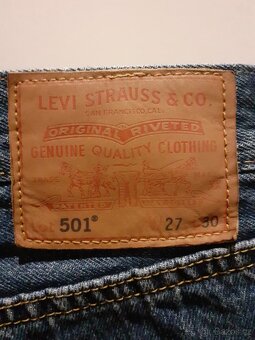 Levi's 501 vel.27/30 original džíny - 2
