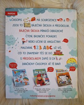 Prosvětlovačky sešit DRÁČEK 3-7 let - 2