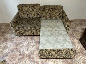 kvalitní malý rozkládací gauc - 2