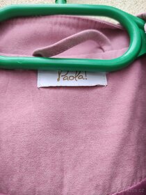 Semišový růžový kardigan - 2