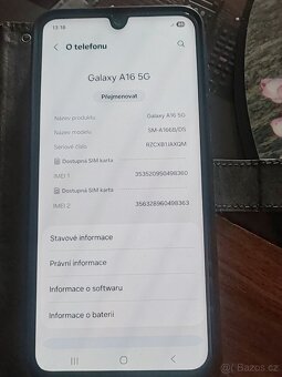 Prodám Samsung Galaxy A16 5G 128GB - 2