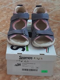 Dívčí celokožené sandálky v.30 - 2