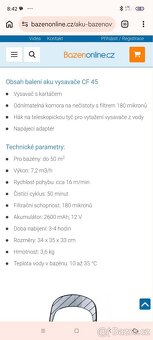 Vodní robotický vysavač - 2