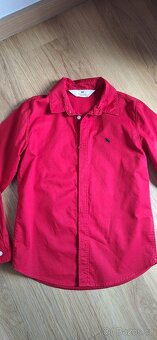 Košile červená H&M vel.128 - 2