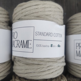 šňůry na macramé - 2