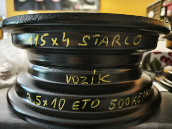 Plechový Disk 3.5 x 10 Přívěsný vozík Starco - 2