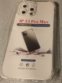 Průhledný obal pro Iphone 13 Pro Max, nový - 2