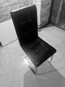 Kancelářská / jídelní židle - umělá kůže - 2