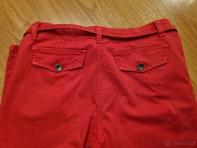 Červené plátěné kalhoty Answear, vel. L - 2