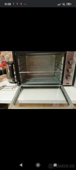 Bestron Horkovzdušná trouba s grilem 28L 1600W černá/stříbrn - 2