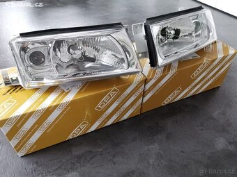 NOVÁ PŘEDNÍ SVĚTLA OCTAVIA 1 / ČIRÁ / KOMPLETNÍ / ZASÍLÁME - 2