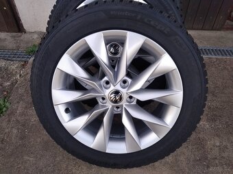 NOVÁ zimní originál alu sada Škoda Superb 4 17" - 2