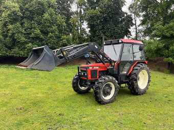 Zetor 7340 s čelním nakladačem s SPZ - 2
