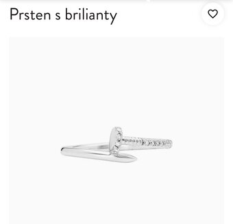 Prsten s brilianty - 2