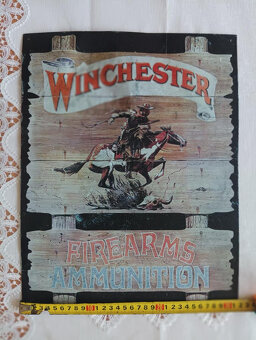 Plechová cedule - Winchester Firearms Ammunition - z USA - 2