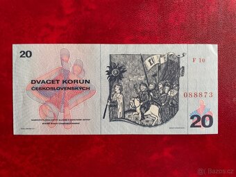 Bankovka 20 Kčs 1970 - 2
