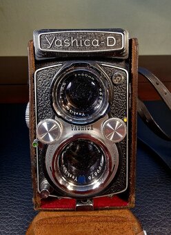 Yashica-D prémiový analógový fotoaparát zo 60-tich rokov - 2
