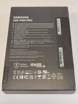 2x NOVÝ a NEROZBALENÝ M.2 SSD Samsung 9100 PRO 2TB - 2