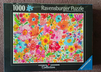 Květiny, 1000 dílků, Ravensburger puzzle - 2