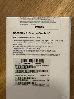 Nové chytré hodinky Samsung Galaxy Watch 3 45mm SM-R845F - 2